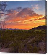 Southwestern Sunset Canvas Print