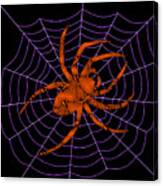Spider Art Canvas Print
