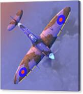 Spitfire 85th Anniversary Canvas Print