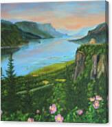 Spring Columbia River Gorge Canvas Print