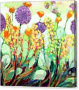 Spring Garden Surprises #1 Canvas Print