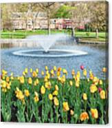 Spring In Edgemont Park Canvas Print