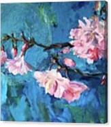 Spring Peach Blosom Canvas Print