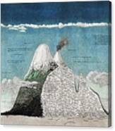 Alexander Von Humboldts Chimborazo Map #1 Canvas Print