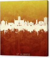 St Albans England Skyline #43 Canvas Print