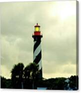St. Augustine Lighthouse At Sunset, Florida Canvas Print