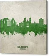 St Johns Canada Skyline #72 Canvas Print