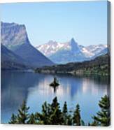St Mary Lake - Glacier National Park Mt Canvas Print