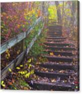 Stairway To Autumn Canvas Print
