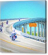 Stan Gober's Memorial Bridge Canvas Print