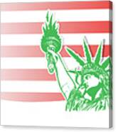 Poster Marijuana Leafs USA flag Green Woman Statue of Liberty Art Print 23 