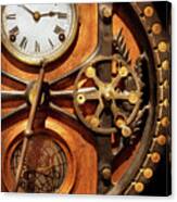 Steampunk - Clock - The Dial Recorder Canvas Print