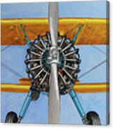 Stearman Biplane With Pratt And Whitney 985 Canvas Print