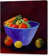 Still Life With Fruits Canvas Print