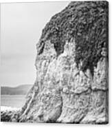 Stone Cliff In The Sea Canvas Print