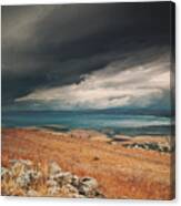 Storm Over The Sea Of Galilee Canvas Print