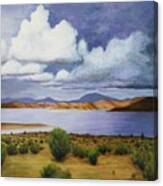 Storm On Lake Powell - Right Panel Of Three Canvas Print