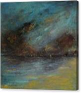 Storm Over Glenelg Pier Canvas Print