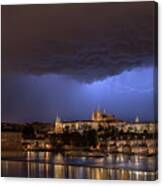 Storm Over Prague Canvas Print