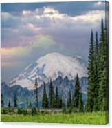 Storms A Coming At The Mountain Canvas Print