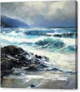 Stormy Achill Shores Canvas Print
