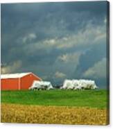 Stormy Day On The Farm Canvas Print