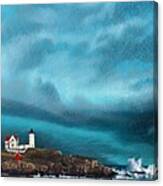 Stormy Sentinel Canvas Print