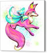 Stylized Fox Iv Canvas Print