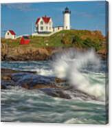 Summer Day At The Nubble Canvas Print