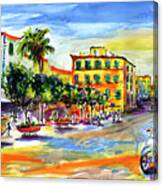 Summer In Sorrento Italy Travel Canvas Print
