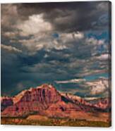 Summer Storm Zion National Park Utah Canvas Print