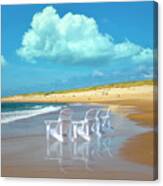 Summertime Beach Canvas Print