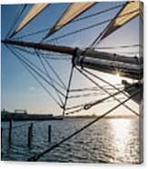 Sunburst On The Bow Of The Star Of India Canvas Print