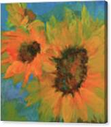 Sunflower Love Canvas Print