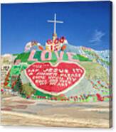 Sunny Day In Salvation Mountain Canvas Print