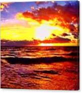 Sunrise Beach 1070 Canvas Print