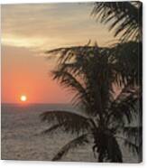 Sunrise In Belize Canvas Print
