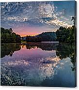 Sunrise Over Patrick Henry Lake Canvas Print