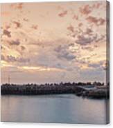 Sunrise Over Wollongong Harbour Lighthouse Canvas Print