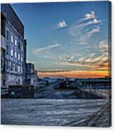 Sunset At The Old General Mills Canvas Print