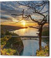 Sunset At The Pass Canvas Print