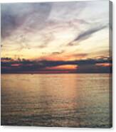 Sunset Croatia Canvas Print