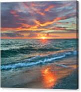 Sunset, Gulf Islands Nat'l Seashore Canvas Print
