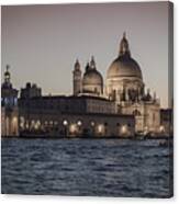 Sunset On The Gran Canal Canvas Print