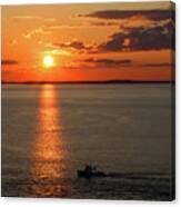 Sunset Over North Head Grand Manan Canvas Print