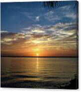 Sunset Reflection On The Water Canvas Print