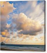 Sunset Sky - Manhattan Beach Canvas Print