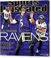 Super Bowl Xlvii Champion Baltimore Ravens Sports Illustrated Cover Canvas Print