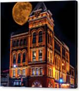 Super Moon Over Broadview Hotel Toronto Canvas Print