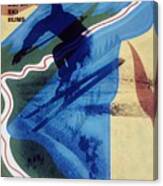Super Ski Runs Sports Illustrated Cover Canvas Print